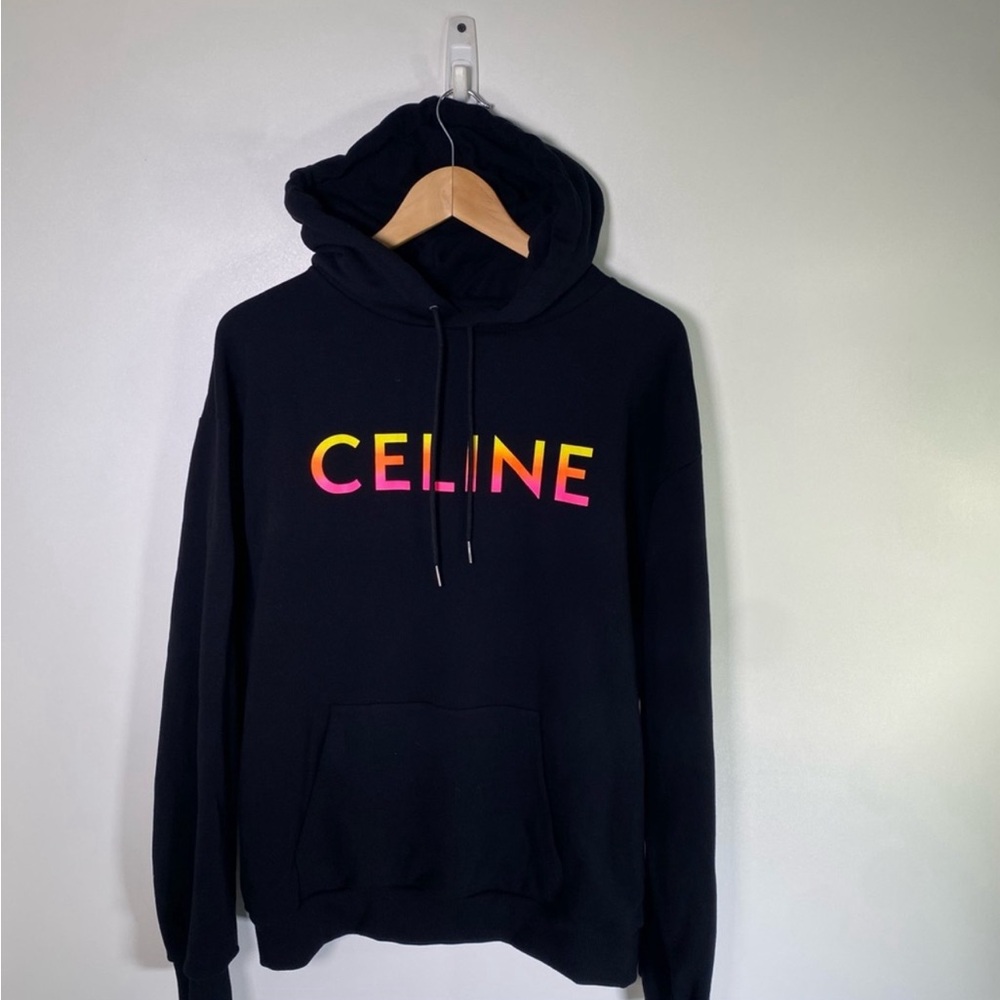 Celine Black Hoodie Sweatshirt Men’s L